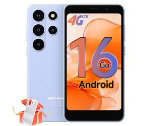 Ulefone Note 22 Téléphone Portable, 20Go+32Go/TF-2TB, Android 16 Go Smartphone, Mini 5.0" Octa Core, 3000mAh Batterie Amovible, 3 Emplacements pour Cartes 4G Dual SIM/Face ID/GPS/OTG/FM Eisblau