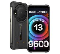 Ulefone Power Armor 16S Telephone Portable Incassable, 16Go+128Go/2To Extensible, 9600mAh, Haut-Parleur 122dB, Android 13, Octa-Core, 5.93" HD+, 50MP, Smartphone Incassable 4G Dual SIM/NFC/OTG/IP68