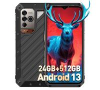 Ulefone Power Armor 18T Ultra Outdoor Téléphone portable 5G Smartphone 24 Go + 512 Go 9600 mAh Batterie 6,58 pouces FHD+ avec caméra thermique, Android 13, appareil photo 108 MP + 32 MP, prend en