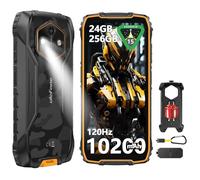 Ulefone RugKing 4 Pro Téléphone Portable Incassable Android 15, 16Go+256Go/SD-2To 10200mAh Batterie Octa-Core AI Smartphone 48MP Caméra, 6,56" 120Hz/120LM LED/3-Slots/IP68/IP69K/OTG/GPS/NFC Orange