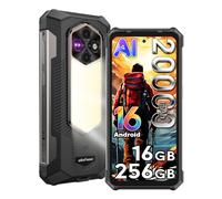 Ulefone Rugking 5 Pro Smartphone Portable Incassable Android 16, 16Go+256Go/2TB Téléphone Débloqué, 64MP Caméra de Vision Nocturne, 20000mAh, Lampe LED 1000 lumens, 6.78" FDH+ Smartphone Incassable