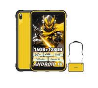 Ulefone RugKing Pad Pro Tablette Incassable 8.68 Pouces Verre Corning, Android 16, 16Go+128Go/TF-2To, 7100mAh, 16MP+8MP, Tablette Tactile avec Bandoulière, 4G SIM+eSIM/Octa-Core/Gemin AI/GPS/OTG/NFC