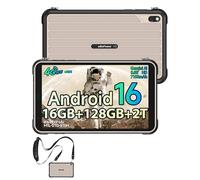 Ulefone RugKing Pad Pro Tablette Incassable, Android 16 Tablette Gaming Octa-Core 16Go+128Go/TF-2To, Écran 8.68" HD+/90Hz, 7100mAh Tablette Durcie 16MP Caméra, Dual 4G SIM+eSIM/GPS/NFC/2 Ans Garantie