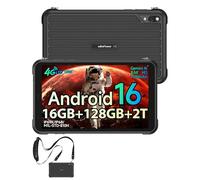 Ulefone RugKing Pad Pro Tablette Incassable Android 16, Tablette Tactile 8.68 Pouces avec Bandoulière, 16Go + 128Go/TF-2To, 7100mAh Rugged Tablet Dual 4G + eSIM, 16MP Caméra/GPS/NFC/Gemini AI-Noir