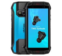 Ulefone Smartphone Incassable Armor 15 (Ecouteurs TWS Intégrés), Android 12, Double Haut-parleurs Stéréo, IP68 Etanche Téléphone Portable Débloqué,Helio G35 6Go+128Go, 16MP+13MP+12MP, GPS NFC FM Bleu