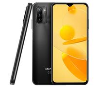 Ulefone Téléphone Portable Note 12P, Batterie 7700mAh Dual SIM 4G Smartphone Debloqué,Écran HD+ 6,82'', 4Go+64Go, Fente pour 3 Cartes, Android 11, Triple Caméra 13MP,Déverrouillage du Visage Noir