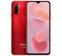 Ulefone Téléphone Portable Note 12P, Batterie 7700mAh Dual SIM 4G Smartphone Debloqué,Écran HD+ 6,82'', 4Go+64Go, Fente pour 3 Cartes, Android 11, Triple Caméra 13MP,Déverrouillage du Visage Rouge