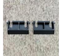 ULEIVA 1 paire (2 pièces) de pieds de clavier de rechange noirs compatibles avec HyperX Alloy Elite RGB Clavier de rechange Support de clavier Pieds Keybord