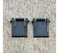 ULEIVA 1 paire (2 pièces) de pieds de clavier de rechange noirs compatibles avec Razer Ornata Chroma Clavier de rechange Support de clavier Pieds Keybord