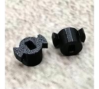 ULEIVA 1 paire de douilles de précontrainte de rechange noires compatibles avec le store enrouleur Dometic Seitz à double cassette (noir)