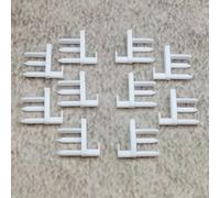 ULEIVA 5 paires (10 pièces) de pièces d'extrémité pour store à rouleau blanc, pièce de rechange compatible avec Dometic Seitz Rollo 2000 pour camping-car, caravane, bateau (blanc)