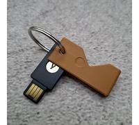 ULEIVA Case Coque Compatible avec Yubico Yubikey 5 NFC (USB-A)/ 5C NFC (USB-C) Housse de protection pour clé de sécurité Choix de couleur (Marron, 5 NFC (USB A))