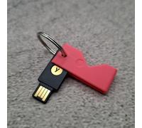 ULEIVA Étui de protection compatible avec Yubico Yubikey 5 NFC (USB-A)/ 5C NFC (USB-C) Étui de protection pour clé de sécurité au choix (rose, 5 NFC (USB A))