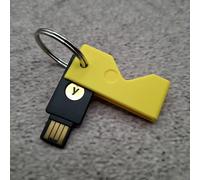 ULEIVA Étui de protection compatible avec Yubico Yubikey 5 NFC (USB-A)/ 5C NFC (USB-C) Étui de protection pour clé de sécurité au choix (jaune, 5 NFC (USB A))