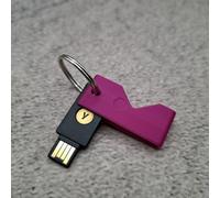 ULEIVA Étui de protection compatible avec Yubico Yubikey 5 NFC (USB-A)/ 5C NFC (USB-C) Étui de protection pour clé de sécurité au choix (violet, 5 NFC (USB A))