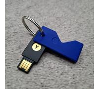 ULEIVA Étui de protection compatible avec Yubico Yubikey 5 NFC (USB-A)/ 5C NFC (USB-C) Étui de protection pour clé de sécurité au choix (bleu, 5 NFC (USB A))