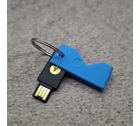 ULEIVA Étui de protection compatible avec Yubico Yubikey 5 NFC (USB-A)/ 5C NFC (USB-C) Étui de protection pour clé de sécurité au choix (bleu clair, 5 NFC (USB A))