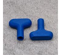 ULEIVA Frost-Tec Lot de 2 clés à douille de rechange bleues compatibles avec verrous Frost-Tec Robinet extérieur Robinet Robinet Clé pour robinet extérieur (bleu)