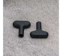 ULEIVA Frost-Tec Lot de 2 clés à douille de rechange Noir Compatible avec serrures Frost-Tec Robinet extérieur Robinet Robinet Clé pour robinet extérieur (noir)
