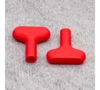 ULEIVA Frost-Tec Lot de 2 clés à douille de rechange rouges compatibles avec verrous Frost-Tec Robinet extérieur Robinet Robinet Clé pour robinet extérieur (rouge)