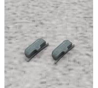 ULEIVA Lot de 2 boutons d'alimentation de rechange, gris, compatibles avec Garmin Edge 800/810, pour ordinateur de vélo, vélo de route, pièces de rechange (gris)