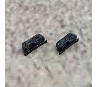 ULEIVA Lot de 2 boutons d'alimentation de rechange, noirs, compatibles avec Garmin Edge 800/810, pour ordinateur de vélo, vélo de course (noir)