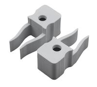 ULEIVA Lot de 2 butoirs de porte coulissante de rechange gris compatibles avec IKEA Pax Hasvik Grimo 128866 (gris)