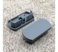 ULEIVA Lot de 2 capuchons gris de rechange compatibles avec les rails de rideaux IKEA KVARTAL à 3 voies (gris)