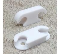 ULEIVA Lot de 2 charnières de rechange renforcées blanches compatibles avec armoire à chaussures IKEA BISSA HEMNES GREVBÄCK STALL