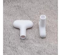ULEIVA Lot de 2 clés à douille de rechange blanches type S compatibles avec robinet extérieur Kemper Frosti 578 579 pour robinet extérieur (blanc)