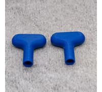 ULEIVA Lot de 2 clés à douille de rechange bleues compatibles avec robinet extérieur Schell Polar 2 (bleu)
