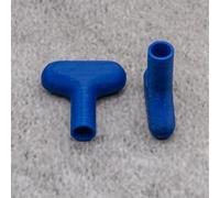 ULEIVA Lot de 2 clés à douille de rechange bleues de type S compatibles avec robinet extérieur Kemper Frosti 578 579 pour robinet extérieur (bleu)