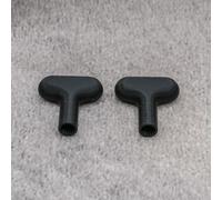ULEIVA Lot de 2 clés à douille de rechange noires compatibles avec robinet extérieur Schell Polar 2 pour robinet extérieur (noir)