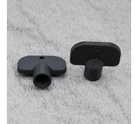 ULEIVA Lot de 2 clés à douille de rechange noires de type G compatibles avec robinet extérieur Kemper Frosti pour robinet extérieur (noir)