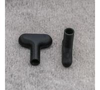 ULEIVA Lot de 2 clés à douille de rechange noires type S compatibles avec robinet extérieur Kemper Frosti 578 579 pour robinet extérieur (noir)
