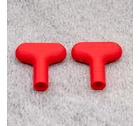 ULEIVA Lot de 2 clés à douille de rechange rouges compatibles avec robinet extérieur Schell Polar 2 (rouge)