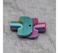 ULEIVA Lot de 2 clés à douille de rechange vert-rose type G compatible avec robinet extérieur Kemper Frosti Robinet mitigeur clé pour robinet extérieur (vert-rose)
