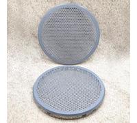 ULEIVA Lot de 2 couvercles de haut-parleur de rechange, gris, compatibles avec VW T4 703035793C, pour haut-parleur de porte, gris