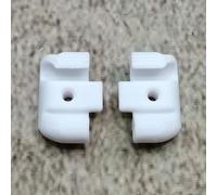 ULEIVA Lot de 2 embouts de rechange, blancs, compatibles avec les moulures de passepoil pour caravane compatibles avec Tabbert Dethleffs Hobby LMC TEC (blanc)