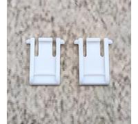 ULEIVA Lot de 2 pieds de clavier de rechange, blancs, compatibles avec Logitech K120, support de clavier, pieds de clavier (blanc)