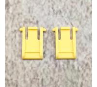 ULEIVA Lot de 2 pieds de clavier de rechange, jaunes, compatibles avec Logitech K120, support de clavier, pieds de clavier (jaune)