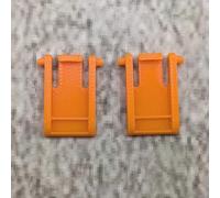 ULEIVA Lot de 2 pieds de clavier de rechange, orange, compatibles avec Logitech K120, support de clavier, pieds de clavier (orange)