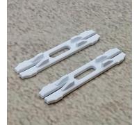 ULEIVA Lot de 2 raccords de rechange blancs compatibles avec IKEA VIDGA pour rail de rideau