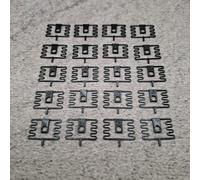 ULEIVA Lot de 20 ressorts d'embrayage de rechange compatibles avec LGB voie G - Ressort d'embrayage - Accessoires de chemin de fer