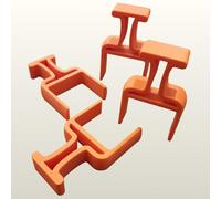 ULEIVA Lot de 4 outils de démontage - Orange - Compatible avec tondeuse robot Gardena SILENO City Life Minimo & Husqvarna 305 310 Mark II 315 Mark II 405X 415X