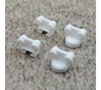 ULEIVA Lot de 4 patins de rechange blancs compatibles avec IKEA KVARTAL
