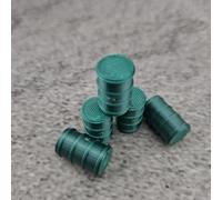 ULEIVA Lot de 5 barils d'huile de 200 litres - Vert métallisé - Compatible avec piste 0 1:45 - Accessoires de transport (vert métallisé)