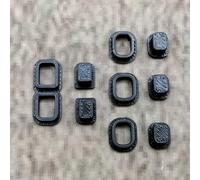 ULEIVA Lot de 5 boutons d'alimentation de rechange noirs compatibles avec Garmin Etrex Power Button GPS Ordinateur de vélo Pièce de rechange (Noir)