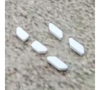 ULEIVA Lot de 5 boutons de rechange blancs compatibles avec Garmin Edge 520 Bouton GPS Ordinateur de vélo Pièce de rechange (blanc)