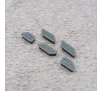 ULEIVA Lot de 5 boutons de rechange gris compatibles avec Garmin Edge 520 Bouton GPS Ordinateur de vélo Pièce de rechange (gris)